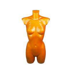 Maniquí Busto Mujer Naranja
