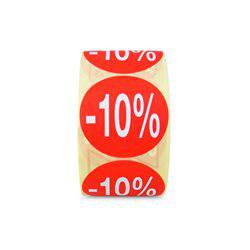 Etiqueta Adhesiva -10%