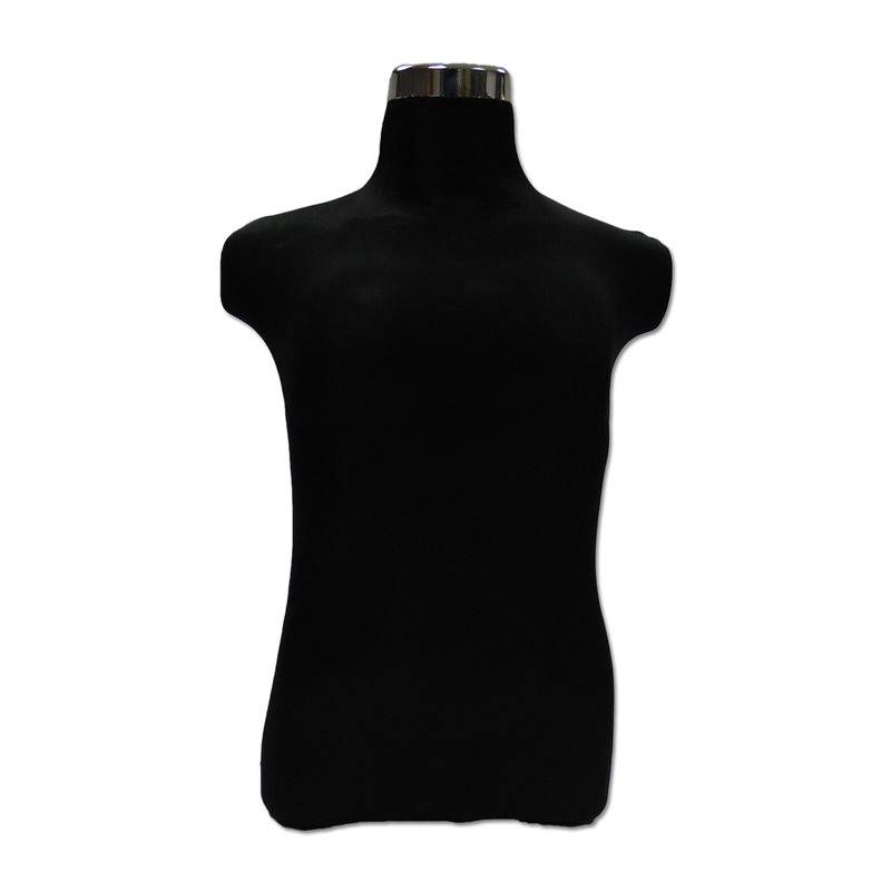 Maniquí Busto Hombre Económico Negro