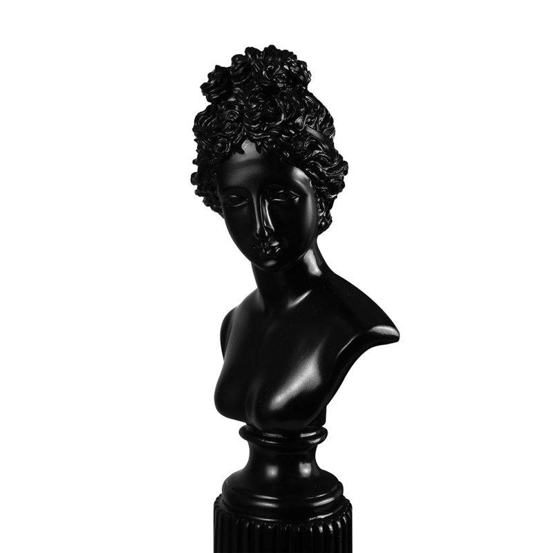 Busto Griego Expositor Collar Negro