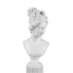 Busto Griego Expositor Collar Blanco