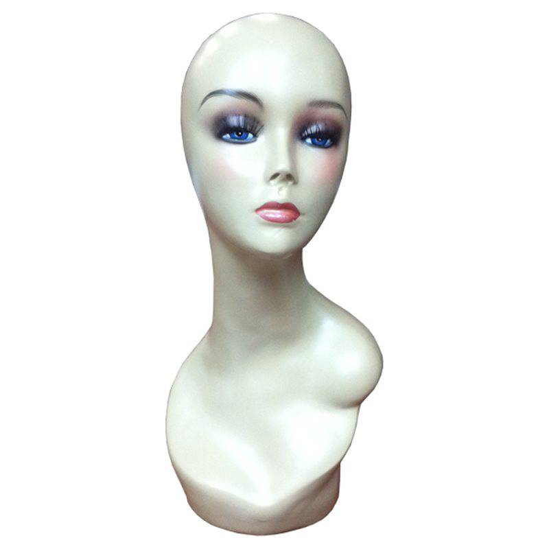 Maniquí Cabeza Mujer Carne