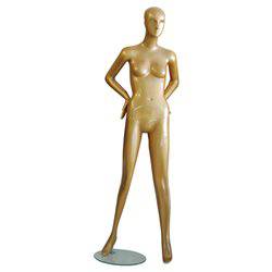 Maniquí Mujer Dorado