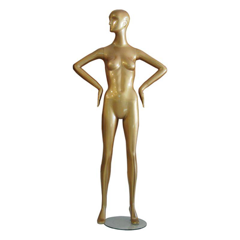 Maniquí Mujer Dorado