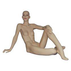 Maniquí Mujer Sentada Carne