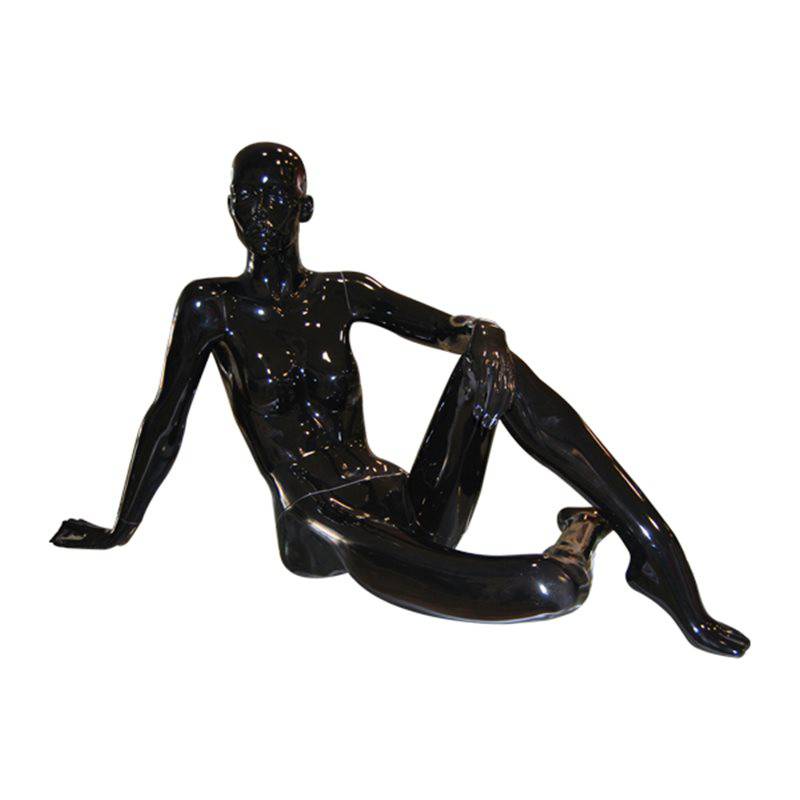 Maniquí Mujer Sentada Negro