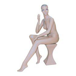 Maniquí Mujer Sentada Carne