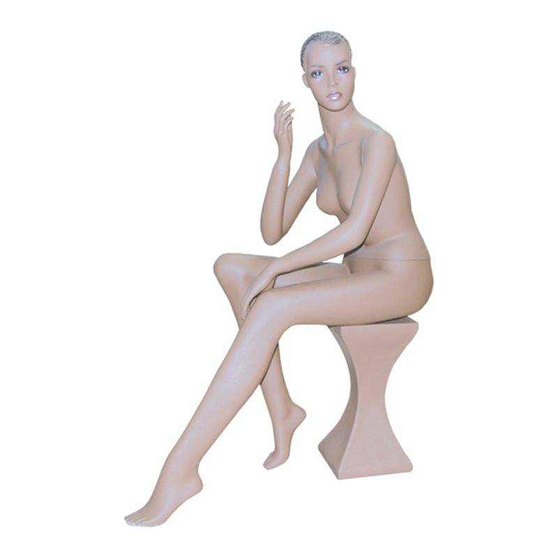 Maniquí Mujer Sentada Carne