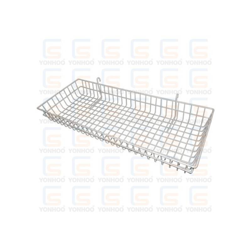 Cesta Blanca para Reja 120 cm