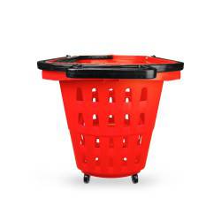 Cesta Supermercado Roja - Yonhoo 601905