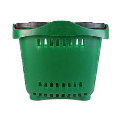 Cesta Supermercado Azul 2 Ruedas