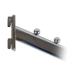 Gancho Grueso Inclinado para Cremallera (7 Bolas) - 35 CM