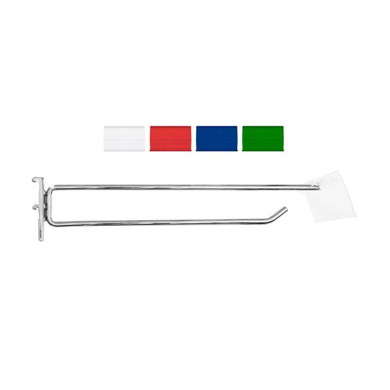 Gancho para Perforado con Portaprecios