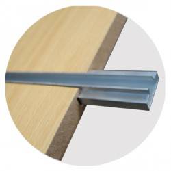 Guía de Aluminio para Panel...