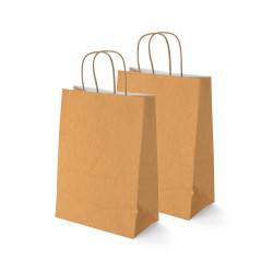Bolsa Papel Kraft Crudo 37 x 27 x12 CM